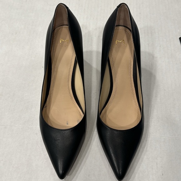 Marc Fisher Zala Black Leather Pumps 9.5M - Picture 3 of 8